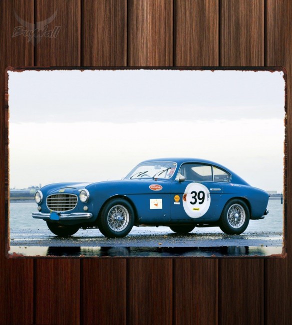 Металлическая табличка Ferrari 166 195 S Coupe Металлическая табличка Ferrari 166 195 S Coupe